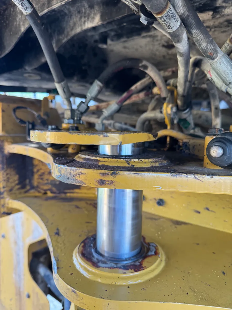 Restored pin bore — detail