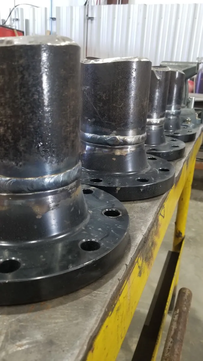 Precision-machined flanges